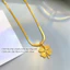Dây chuyền titan không gỉ mạ vàng 18k thiết kế bản to mặt cỏ 4 lá thời trang sang trọng