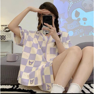 Bộ đồ ngủ họa tiết hoạt hình thời trang dành cho nữ