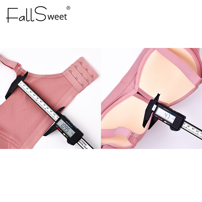 Ảnh FallSweet 36-44 Áo Ngực Bigsize Không Gọng Mềm Mại Nâng Ngực Lớn Áo Ngực Mỏng Bản 669 4