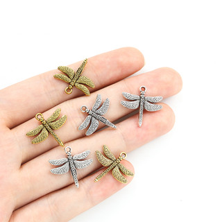 Set 30 Mặt Vòng cổ Hình Chuồn Chuồn Phong Cách Vintage