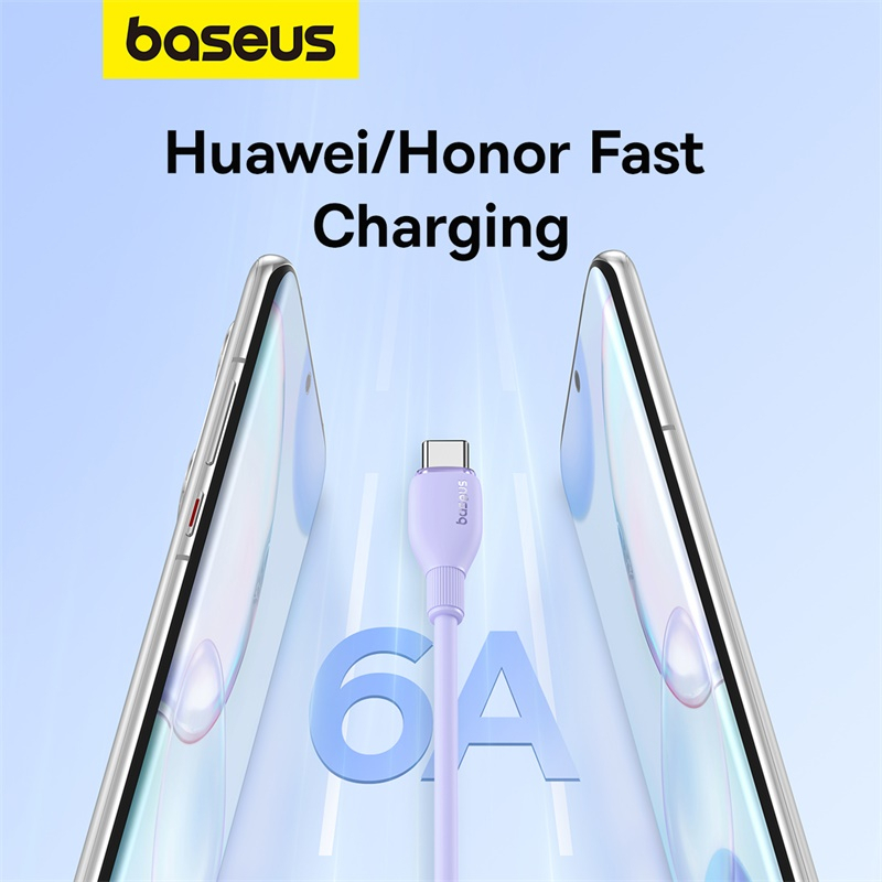 Ảnh Cáp sạc nhanh BASEUS 100W USB Type C 6A 4