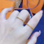 Nhẫn titan nữ không gỉ mạ vàng 18k thiết kế khắc hoạ tiết hình thoi bản nhỏ thời trang đơn giản thanh nhã