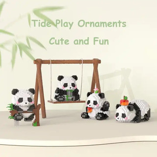 Đồ Chơi Lắp Ráp Mô Hình Gấu Trúc Dễ Thương