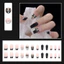 2026 Bộ 24 chiếc Nais giả kiểu Pháp mới nhất có keo Acrylic Full Nail COD