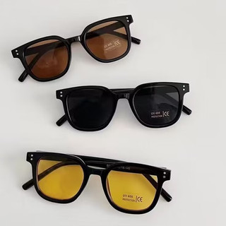 Thời Trang Hàn Quốc Màu Kẹo Kính Dễ Thương Cho Bé, Phiên Bản Cá Tính Cho Trẻ Em Vuông Kính Mát Rực Rỡ Lớn Cho Trẻ Em Bóng Cho Bé Trai Bé Gái