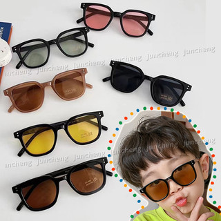 Thời Trang Hàn Quốc Màu Kẹo Kính Dễ Thương Cho Bé, Phiên Bản Cá Tính Cho Trẻ Em Vuông Kính Mát Rực Rỡ Lớn Cho Trẻ Em Bóng Cho Bé Trai Bé Gái