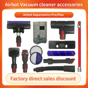 Tương thích với Airbot Supersonics Plus / Pro Phụ kiện máy hút bụi HEPA Fliter Cốc bụi Bàn chải sàn Con lăn Bình nước Bàn chải loại bỏ vết bẩn Ống khoảng cách Bàn chải thú cưng Ống gió ống uốn cong