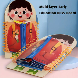 Đồ Chơi Bảng Tập Trang Điểm Nhiều Tầng Theo Phương Pháp Montessori Giáo Dục Sớm Cho Bé Trai Và Bé Gái