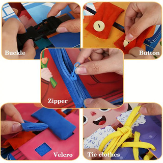 Đồ Chơi Bảng Tập Trang Điểm Nhiều Tầng Theo Phương Pháp Montessori Giáo Dục Sớm Cho Bé Trai Và Bé Gái