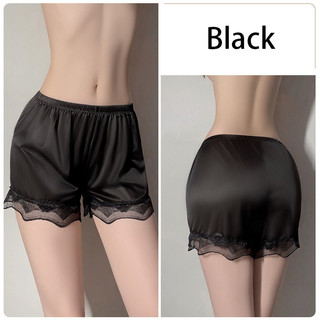 Quần short nữ mặc nhà bigsize, quần đùi lụa phối ren mềm mịn 40-70kg Viền Ren Mềm Mại
