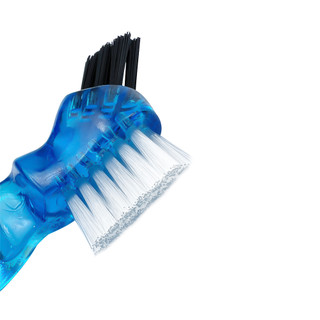 2Mini denture brush double-headed toothbrush bàn chải làm sạch răng giả bàn chải làm sạch răng giả cầm tay double-sided brush để làm sạch răng giả