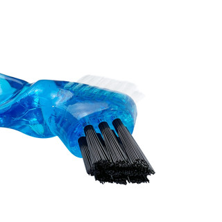 2Mini denture brush double-headed toothbrush bàn chải làm sạch răng giả bàn chải làm sạch răng giả cầm tay double-sided brush để làm sạch răng giả