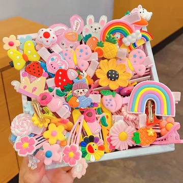2023 Cute Bé tóc màu nhỏ bé bé tóc cô gái mini tóc kẹp Bộ Kẹp Dễ Thương Thời Trang Phong Cách Hàn Quốc Cho Bé set kẹp tóc mái kẹp tóc cute kẹp tóc mini kẹp tóc cho bé gái kẹp mini phụ kie
