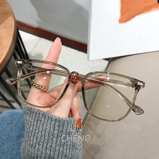 Khung Kính Mắt Vuông Retro Hàn Quốc Kính Chống Ánh Sáng Xanh Cho Nữ Và Nam, Kính Mắt Cao Cấp Chống Bức Xạ