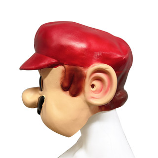 Người Lớn Đáng Yêu Super Mario Mặt nạ Cổ Điển Mario Trò Chơi Cosplay Mặt nạ Cao Su Halloween Tiệc Lạ Mắt Đầu Ngộ nghĩnh Mũ Lễ Hội Carnival Sân Khấu Thể Hiện Tiếp Liệu