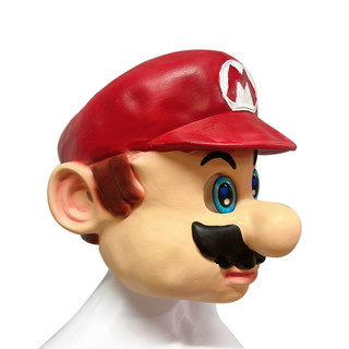 Người Lớn Đáng Yêu Super Mario Mặt nạ Cổ Điển Mario Trò Chơi Cosplay Mặt nạ Cao Su Halloween Tiệc Lạ Mắt Đầu Ngộ nghĩnh Mũ Lễ Hội Carnival Sân Khấu Thể Hiện Tiếp Liệu