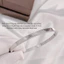 Vòng tay bằng chất liệu titan không gỉ mạ vàng 18k thiết kế trơn phong cách thời trang đơn giản dành cho nữ