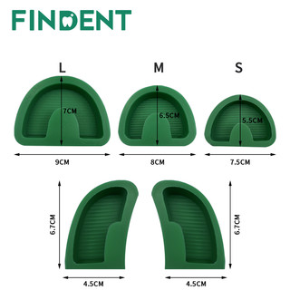 Mô hình silicone nha khoa khuôn cơ sở cũ vật liệu ấn tượng khuôn mẫu thạch cao nha khoa cơ sở có lưỡi