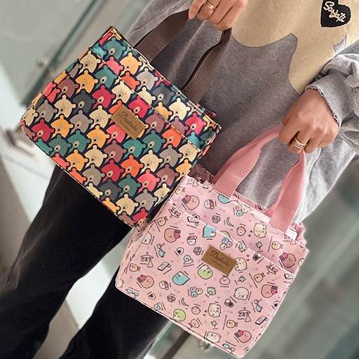 Túi bento Bento công suất lớn, túi đựng cơm cách nhiệt chống thấm nước cho trẻ em