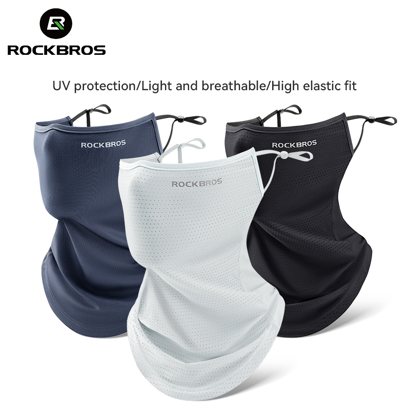 Mặt nạ chống nắng ROCKBROS Ice Silk thoáng khí, bảo vệ UV, phù hợp mùa hè và đi xe đạp