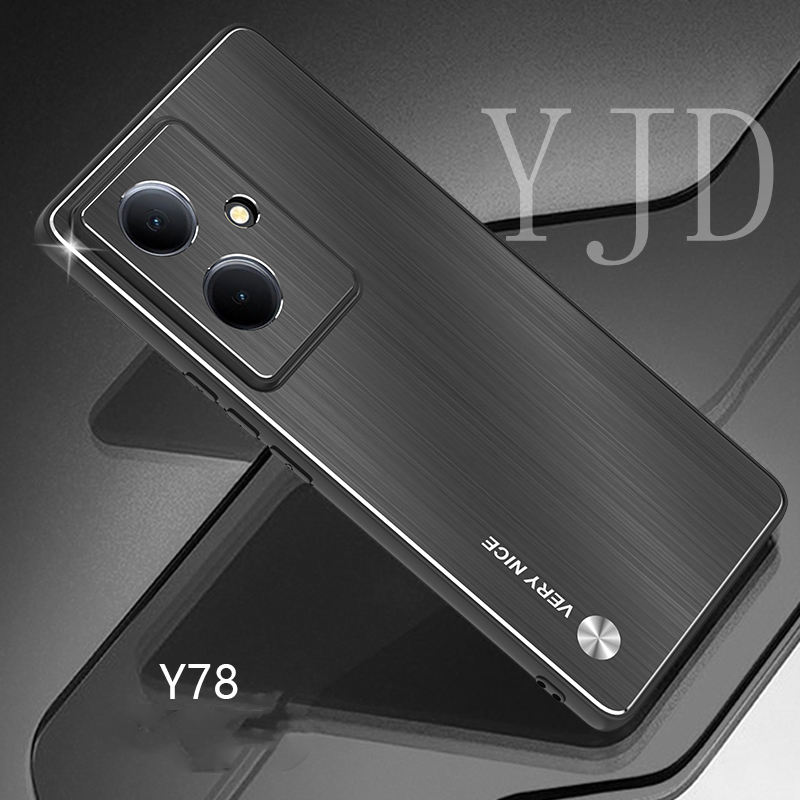 Ốp Lưng Kim Loại Chống Sốc Cho Vivo Y36 Y78 V29 Lite
