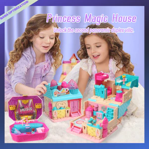 Đồ Chơi Nhà Búp Bê Gia Đình Công Chúa Lâu Đài Hansel Và Gretel Với Hiệu Ứng Ánh Sáng Và Âm Thanh Để Bàn Cho Bé
