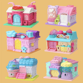 Đồ Chơi Nhà Búp Bê Gia Đình Công Chúa Lâu Đài Hansel Và Gretel Với Hiệu Ứng Ánh Sáng Và Âm Thanh Để Bàn Cho Bé