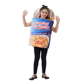 Bộ Đồ Hóa Trang Mì Gói Lễ Halloween Dành Cho Bé Gái