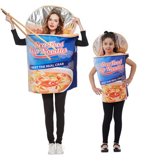 Bộ Đồ Hóa Trang Mì Gói Lễ Halloween Dành Cho Bé Gái