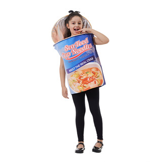 Bộ Đồ Hóa Trang Mì Gói Lễ Halloween Dành Cho Bé Gái