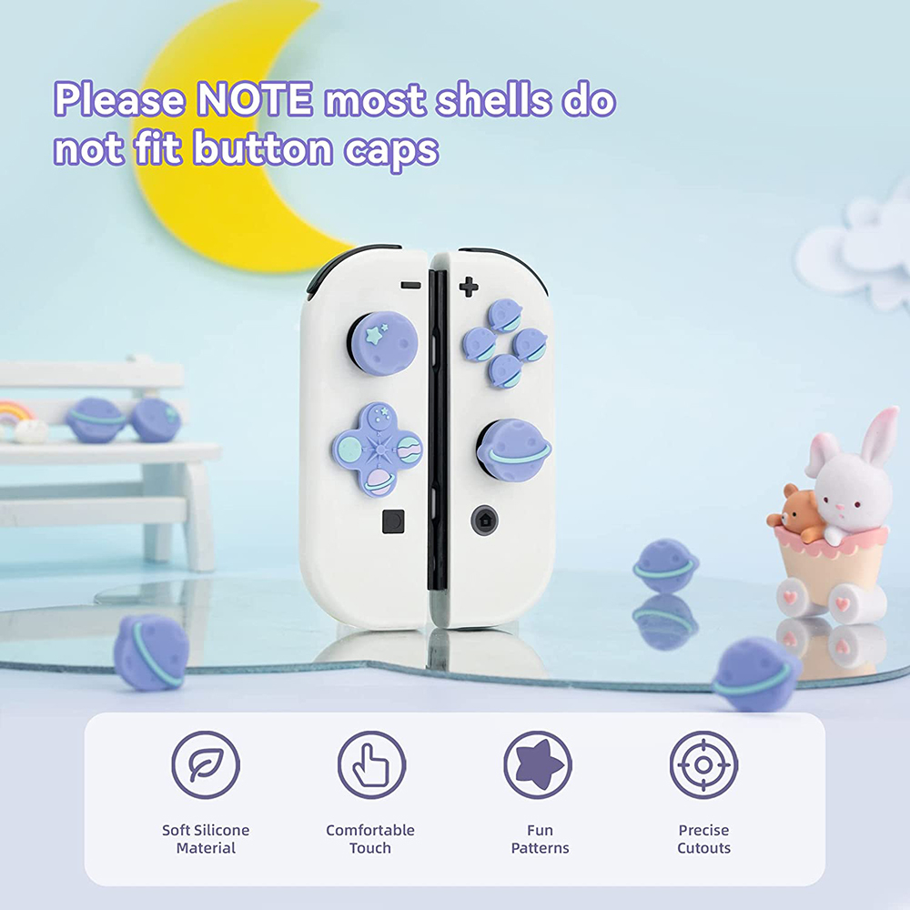 Vỏ Bọc Silicon Họa Tiết Hoạt Hình Cho Nút Điều Khiển Chơi Game Nintendo