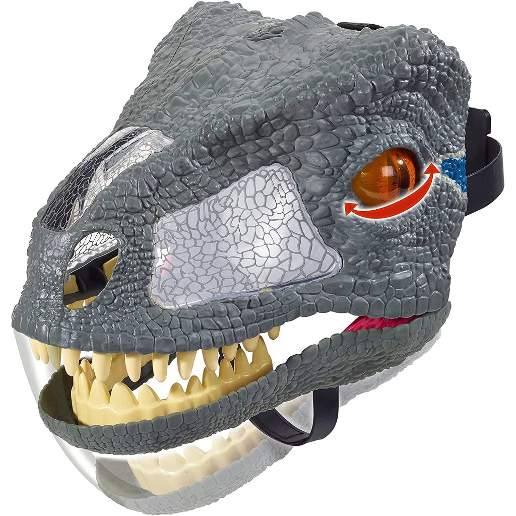 Jurassic World Velociraptor Blue Chomp 'n Roar Electronic Mask FMB74 Mặt Nạ Điện Tử jurassic world Veciraptor blue chomp 'n roar fmb74