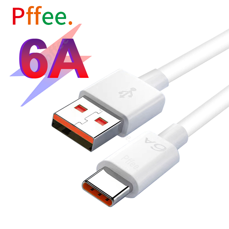 Pffee Cáp SạC Nhanh 6A USB C 66-120W Chuyên DụNg
