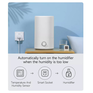 Ổ cắm thông minh Xiaomi 3 Điều khiển từ xa Điều khiển bằng giọng nói Thống kê tiêu thụ điện năng Hoạt động với ứng dụng nhà thông minh Xiaomi