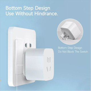 Ổ cắm thông minh Xiaomi 3 Điều khiển từ xa Điều khiển bằng giọng nói Thống kê tiêu thụ điện năng Hoạt động với ứng dụng nhà thông minh Xiaomi