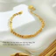 Dây chuyền đuôi phụng làm bằng titan cao cấp không gỉ mạ vàng 24k thiết kế sang trọng dành cho nữ