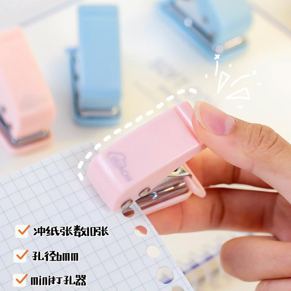 Ảnh Dụng Cụ Đục Lỗ Mini 6mm Kèm Vòng Treo Thẻ Ảnh Tiện Dụng 2