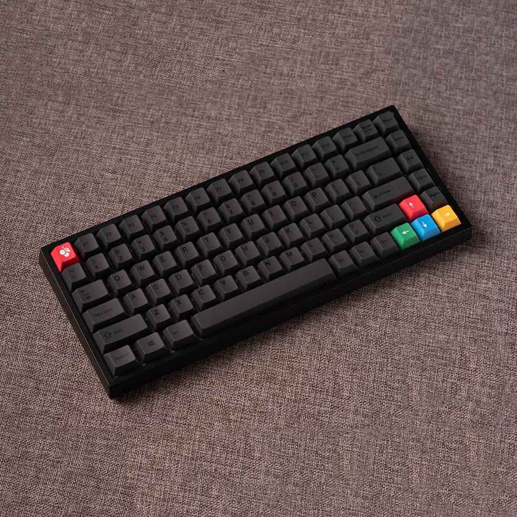 Minimalist Black keycaps  PBT  Dye-sub cherry profile  61/64/68/84/96/980/87/104 keycap set | BigBuy360 - bigbuy360.vn