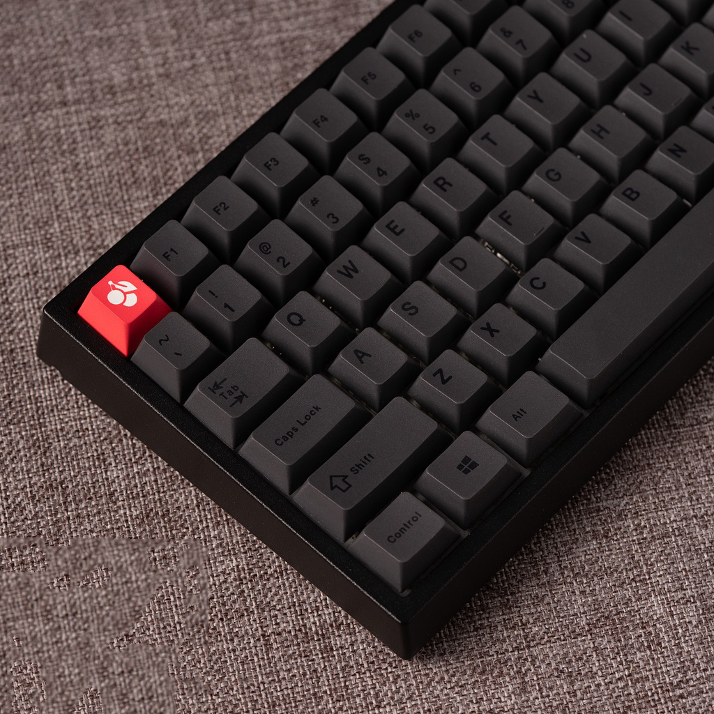 Minimalist Black keycaps  PBT  Dye-sub cherry profile  61/64/68/84/96/980/87/104 keycap set | BigBuy360 - bigbuy360.vn