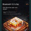 Tai Nghe Gaming 510BT Bluetooth Tai nghe không dây thẻ có thể gập lại 5.0 Truyền tốc độ cao Đồng bộ hóa âm thanh và video Tai nghe di động thoải mái