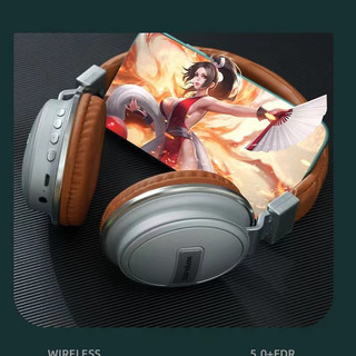[Phong Cách Mới] Tai Nghe Gaming 510BT Bluetooth Tai nghe không dây thẻ có thể gập lại 5.0 Truyền tốc độ cao Đồng bộ hóa âm thanh và video Tai nghe di động thoải mái