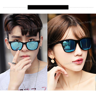 Kính râm màu nâu vuông thời trang dành cho nam nữ Kính mắt chống tia cực tím màu đen trung tính