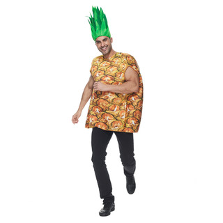 Đàn ông trang phục dứa vui nhộn người lớn halloween trái cây & veggie mascot trang phục nam party trò chơi cosplay trang phục cặp đôi biểu diễn sân khấu fancy dress up bộ