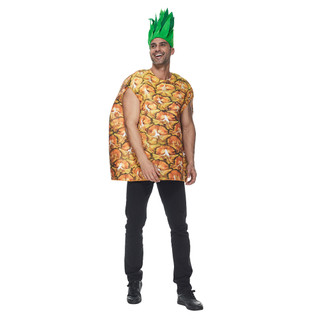 Đàn ông trang phục dứa vui nhộn người lớn halloween trái cây & veggie mascot trang phục nam party trò chơi cosplay trang phục cặp đôi biểu diễn sân khấu fancy dress up bộ