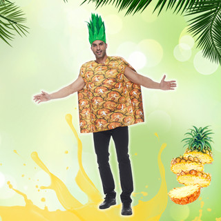 Đàn ông trang phục dứa vui nhộn người lớn halloween trái cây & veggie mascot trang phục nam party trò chơi cosplay trang phục cặp đôi biểu diễn sân khấu fancy dress up bộ