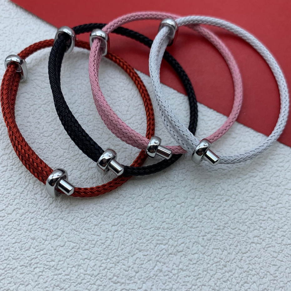 Dây Thép 3mm Khóa Bạc Tự Làm Vòng Tay Dây Rút Có Thể Điều Chỉnh Chống ...