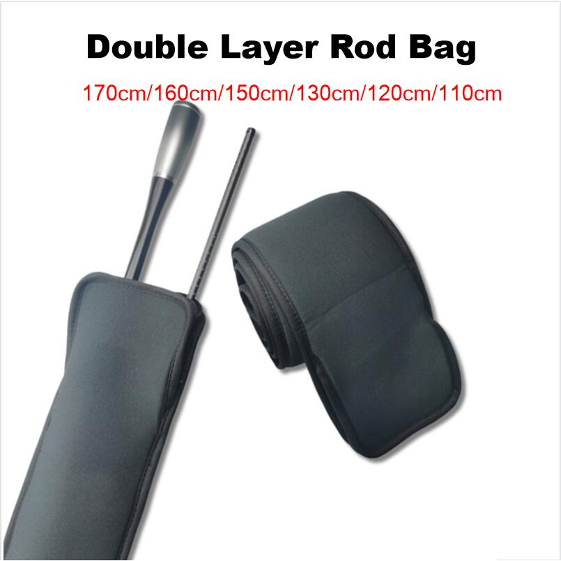 Cần Câu Túi Chống Mài Mòn Mềm Dày Bảo Quản Túi Bảo Vệ Tay Thanh 170cm / 160cm / 150cm / 140cm / 130cm / 120cm Dụ Câu Cá