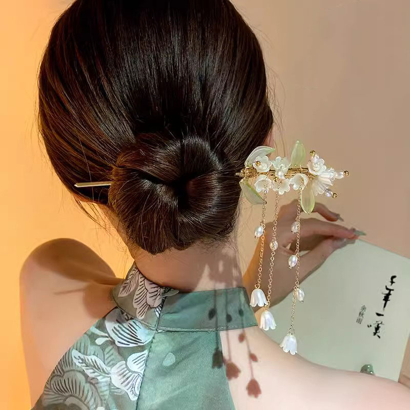 Kẹp tóc hợp kim cổ điển, phù hợp với nữ - Phụ kiện thời trang