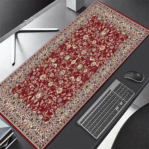 90x40 Ba Tư Thảm Chuột Máy Tính Lớn Mousepad Hoa Văn Phòng Thảm Cao Su Chống Thấm Nước Chống Trơn Trượt Miếng Lót Bàn Thảm 80x30