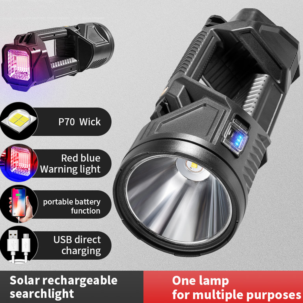 Đèn Pin Sạc USB Cầm Tay Siêu Sáng Tiện Dụng 100000 Bộ Đồ Liền Thân ...